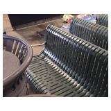 Lot of (2) Metal Park Benches