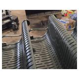 Lot of (2) Metal Park Benches