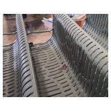 Lot of (2) Metal Park Benches