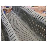 Lot of (2) Metal Park Benches