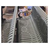 Lot of (2) Metal Park Benches