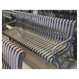 Metal Park Bench