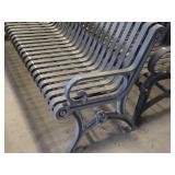 Metal Park Bench