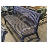 Metal Park Bench