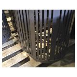 Lot of (2) Commercial Trash Can Receptacle