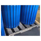 Lot of (3) Commercial Recycling Receptacle (round)