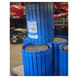 Lot of (4) Commercial Recycling Receptacle (round)