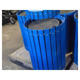 Lot of (4) Commercial Recycling Receptacle (round)