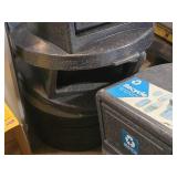 Lot of (12) Commercial Recycling Bin Toppers