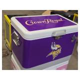 Chest Cooler / Crown Royal / Minnesota Vikings logo