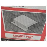 Lot of (1 Box) Air Vent Inc Airhawk Plastic Exhaust Vent | Slant Back Roof 6-piece