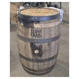 53-Gallon White Oak Barrel / Elihaj Craig Bourbon logo