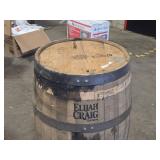53-Gallon White Oak Barrel / Elihaj Craig Bourbon logo
