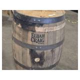 53-Gallon White Oak Barrel / Elihaj Craig Bourbon logo