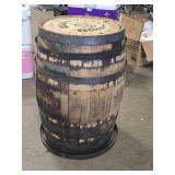 53-Gallon White Oak Whisky / Bourbon Barrel / Yellowstone logo