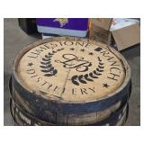 53-Gallon White Oak Whisky / Bourbon Barrel / Yellowstone logo