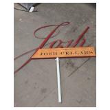 Display Sign / Josh Cellars logo