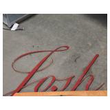 Display Sign / Josh Cellars logo