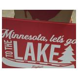 Metal Sign / Leinen Kugel