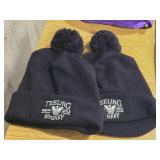 Lot of (2) Stocking Hats / Teeling Whiskey logo