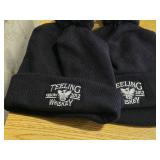 Lot of (2) Stocking Hats / Teeling Whiskey logo