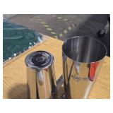 Metal Shaker Cup / Milagro Select Barrel Reserve logo