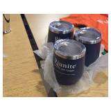Lot of (3) Travel Cup / Riunite logo / 12-oz