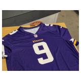 Jersey by NFL On Field Apparel / #9 JJ McCarthy Minnesota Vikings logo / Size Adult XL