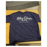 Gildan® Heavy Cotton T-Shirt / Blue Chair Bay Premium Run logo / Size Adult Large