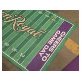 Football Field theme Welcome Mat / Crown Royal logo