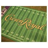Football Field theme Welcome Mat / Crown Royal logo