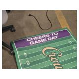 Football Field theme Welcome Mat / Crown Royal logo