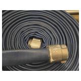 Lay Flat Firehose with Aluminum 1-1/2" NH Couplings 2-3/4"x50