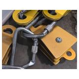 Lot of (4) DBI Sala Rollgliss Rescue Mate Double Sheave Rigging Pulley with Locking Caribiner