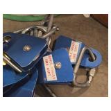 Lot of (6) DBI Sala Rollgliss Rescue Mate Single Sheave Rigging Pulley with Locking Caribiner