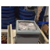 Vintage Overhead Projector with Metal Rolling Cart