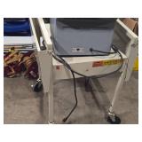 Vintage Overhead Projector with Metal Rolling Cart