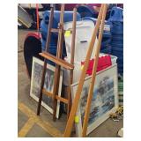 Lot of (2) Wood Easels