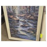 Lot of (2) Framed Wall Art by Michael Shofield - Spring Creek, Gregory