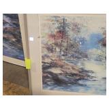 Lot of (2) Framed Wall Art by Michael Shofield - Spring Creek, Gregory
