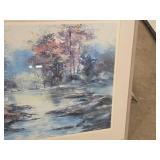 Lot of (2) Framed Wall Art by Michael Shofield - Spring Creek, Gregory
