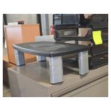 Office Supplies - Plastic Organizer, Monitor Stands, Paper Cutter, Portable Slotted Organizer