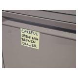 Lot of (3) Metal Lateral File Cabinet 4-drawer 36" wide x 18" deep x 4