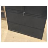 Alera Metal Storage Cabinet | 2-Upper Doors with Adjustable Shelves + 2-Lower Lateral File Drawers (with Keys) 42" wide x 19" deep x 65" tall