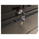 Alera Metal Storage Cabinet | 2-Upper Doors with Adjustable Shelves + 2-Lower Lateral File Drawers (with Keys) 42" wide x 19" deep x 65" tall