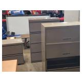 Metal 4-drawer Filing Cabinet (x2) + Metal 2-drawer Filing Cabinet (x1)