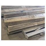 Lot of (9) 6x6 Wood Posts 7-1/2