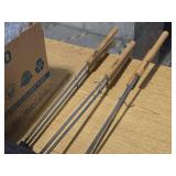 Lot of (3) Camp Chef Single Square Cast Iron Cooking Iron