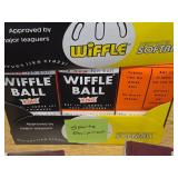 Lot of (22) Wiffle Ball King Perforated Plastic Soft Balls (in original packaging)