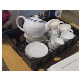 Style House Fine China Wedding Cup and Saucer Set + Extra Cups and Tea Pot from a different brand